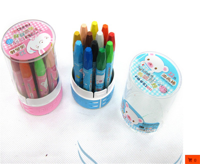 批發正品愛好68014-18益智蠟筆 安全無毒的兒童涂鴉新選擇